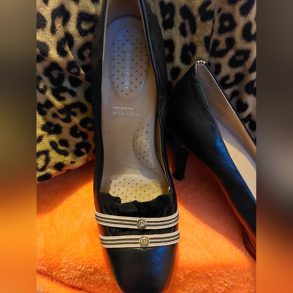Black AdiPRENE by Adidas & Rockport Sz 11M Women's heels